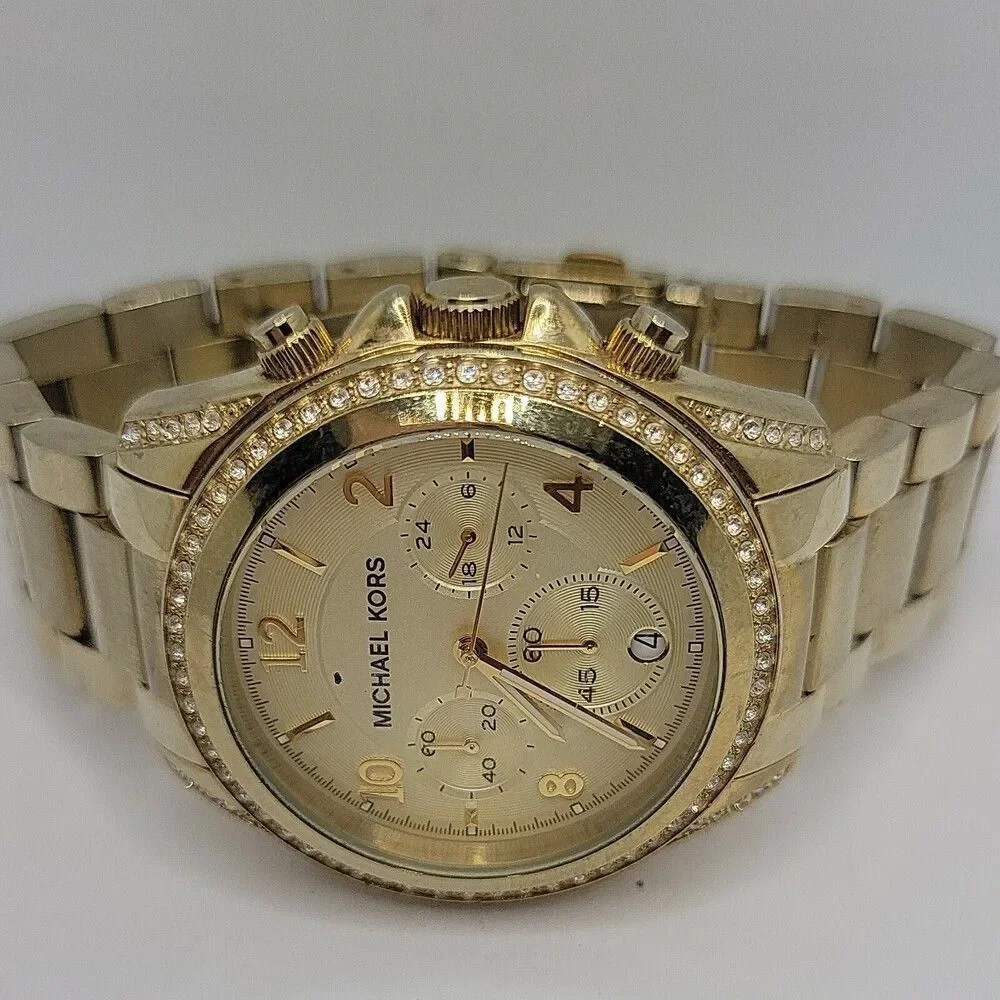 Michael Kors Bradshaw MK5605 Women Stainless Steel Analog Dial Wrist Watch AM697 - Picture 7 of 11